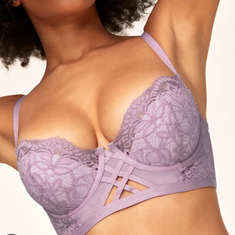 NWT Adore Me Blush Lace Bra